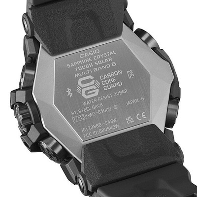 Pre-owned Casio G-shock Master Of Series Mudmaster Gwg-b1000ec-1ajf Bluetooth Black