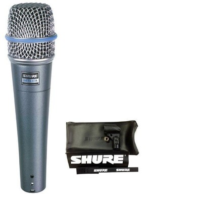 Shure Beta 57A Musical Instrument Vocal Microphone 2 Year Domestic Warranty