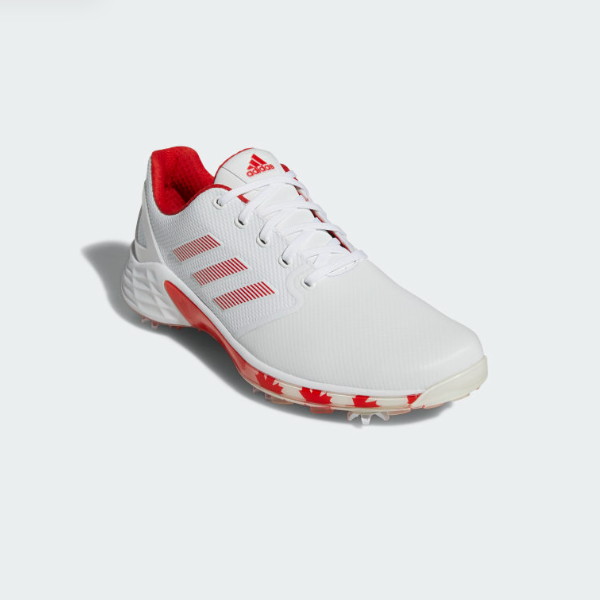 ADIDAS ORIGINALS ADIDAS ZG21 MEN'S GOLF SHOES 'CLOUD WHITE RED' - GY4547 EXPEDITDESHIP