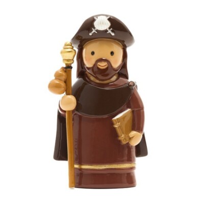 3.25'' Santiago de Compostela Saint James Figurine Little Drops of Water Catholic