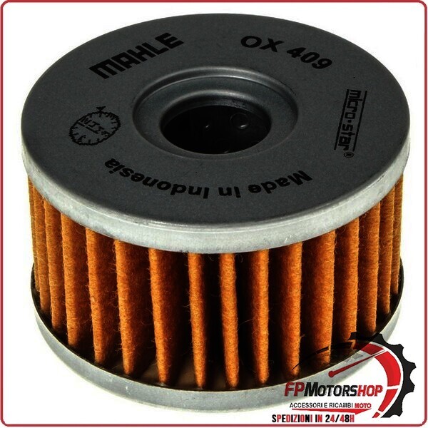 FILTRO OLIO PER MOTO SUZUKI DR 600/650/750/800 MAHLE OX409