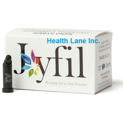 3D Dental JoyFil Nano-Hybrid Composite Compules Unidose All Shades 0.25gm Bx/20
