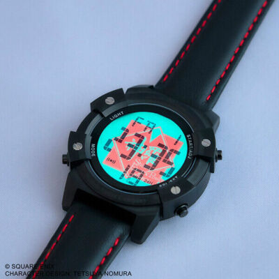 Pre-owned Square Enix Psl  Final Fantasy Vii Remake Digital Watch Shinra Company Limited