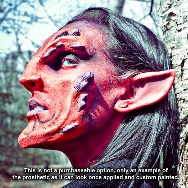 Nanxa Demon - Foam Latex Prosthetic Appliance - MADE TO ORDER
