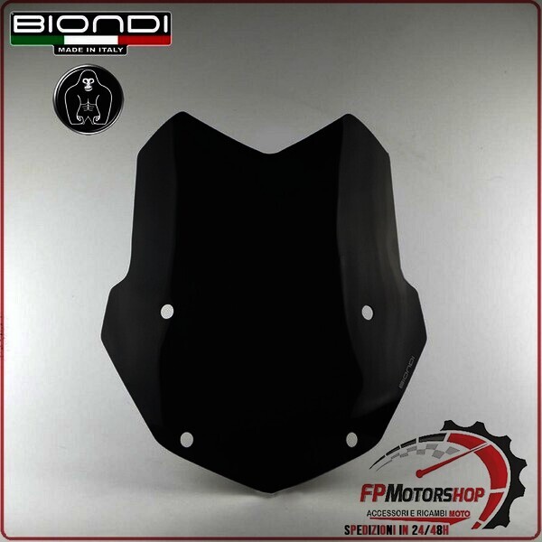 CUPOLINO PARABREZZA MOTO PER BMW R1250GS 2019> FUME DARK BIONDI ADVENTURE