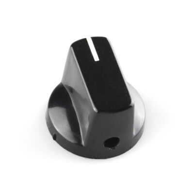 [ SparkFun COM-09998 ] Black Knob - 15x19mm