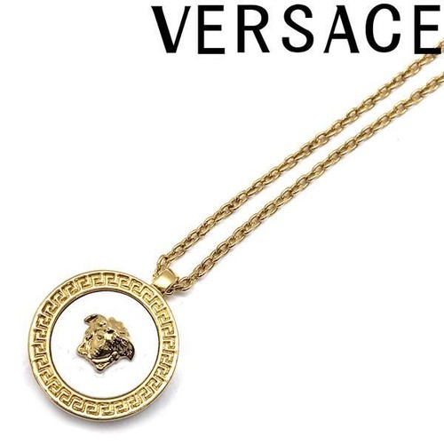 VERSACE ロゴペンダントネックレス VERSACE】ロゴ ペンダント