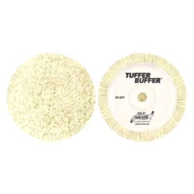 S.M. Arnold 57-277 4-Ply Wool Curved Edge Screw-On Compounding and Buffing Pad