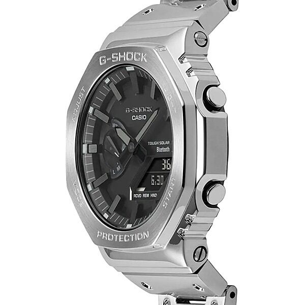 Pre-owned Casio Gm-b2100d-1ajf G-shock Ga-2100 Series Metal Band Bluetooth From Japan