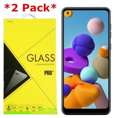 2-Pack Tempered Glass Screen Protector For Samsung Galaxy A21 / A21S
