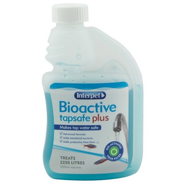 Interpet Aquarium Protective Fish Tank Bioactive Tapsafe Plus 50, 125