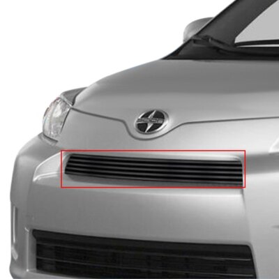 For Scion xD 08-13 APG 1-Pc Black 8x6 mm Horizontal Billet Main Grille