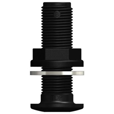 TruDesign Skin Fitting 1/2 inch BSP Thread Black