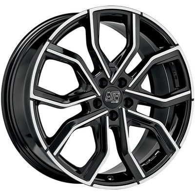ALLOY WHEEL MSW MSW 41 FOR RENAULT ESPACE 8X19 5X114.3 GLOSS BLACK FULL POL D89