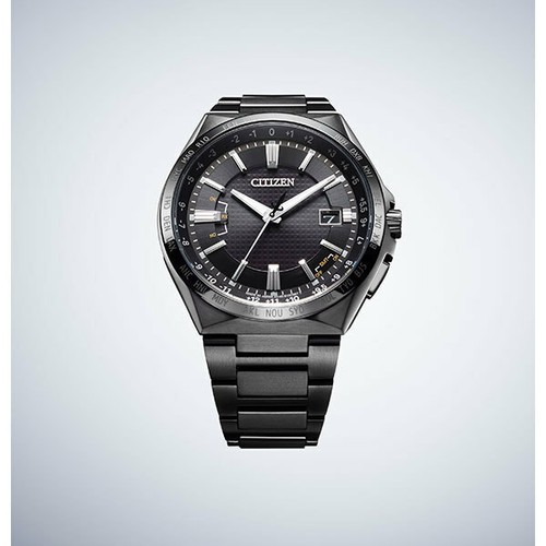 Pre-owned Citizen Attesa Cb0215-51e Act Line World Time Titanium Japan Import