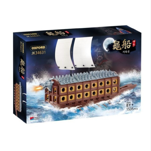 きなこ OXFORD JK34631 Korean Turtle Ship Block Set (1535 pcs