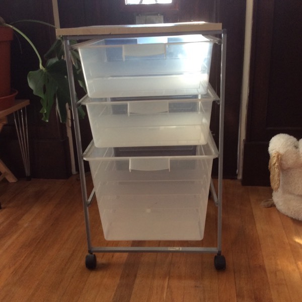 IKEA Antonius wheeled Storage drawers box in Stoke Bristol