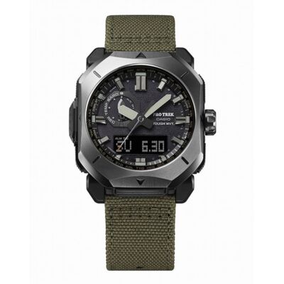 Pre-owned Casio Pro Trek Prw-6900yb-3jf Climber Line Radio Solar Men's Watch From Japan