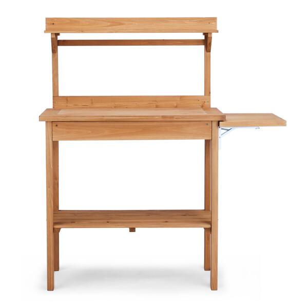 Outdoor Garden Potting Bench Table Folding Pallet, Wooden Horticulture Planting
