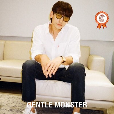 Pre-owned Gentle Monster [] Lang 01 (or) Sunglasses Jung Ji-hoon (rain) Wear Korean Brand In Orange
