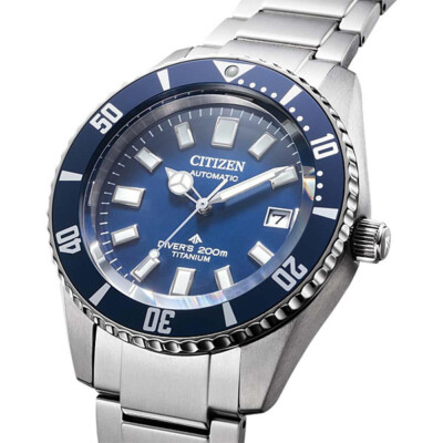 Pre-owned Citizen Promaster Marine Nb6021-68l Blue Diver 200m Men's Watch In Box