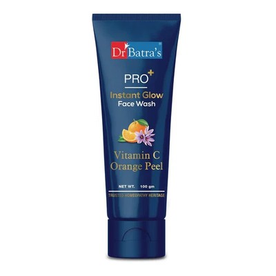 Dr. Batra s PRO+Instant Glow Face Wash Orange peel 100  Gm