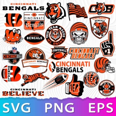 CINCINNATI BENGALS SVG, DESIGNS BUNDLE, CUT FILES, SVG for Cricut