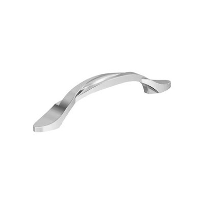Intertwine 3-3/4 inch (96mm) Center-to-Center Polished Chrome Cabinet Pull, 25PK