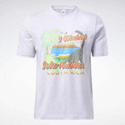 Reebok Jurassic Park Crew Neck T-Shirt H45982 Grey