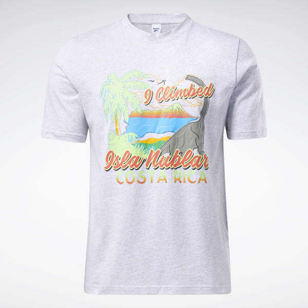 Reebok Jurassic Park Crew Neck T-Shirt H45982 Grey