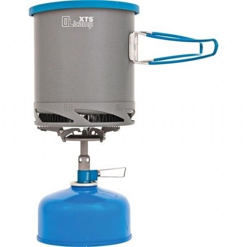 NEW Olicamp Kinetic Ultra Titanium Butane Gas Backpacking Stove XTS 1L Pot Combo