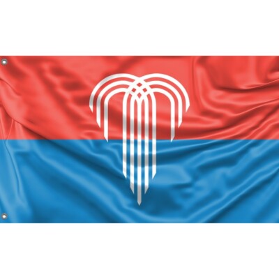 Kansas City, Missouri Flagge, Fahne Unikales Design, 90x150 cm, Herg. EU