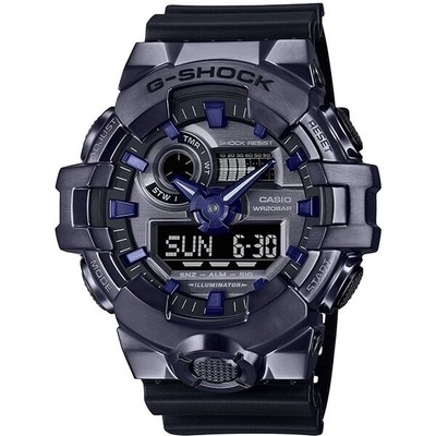 Pre-owned Casio G-shock Gm-700p-6ajf Analog-digital 700 Series 20 Atm Water Resistant