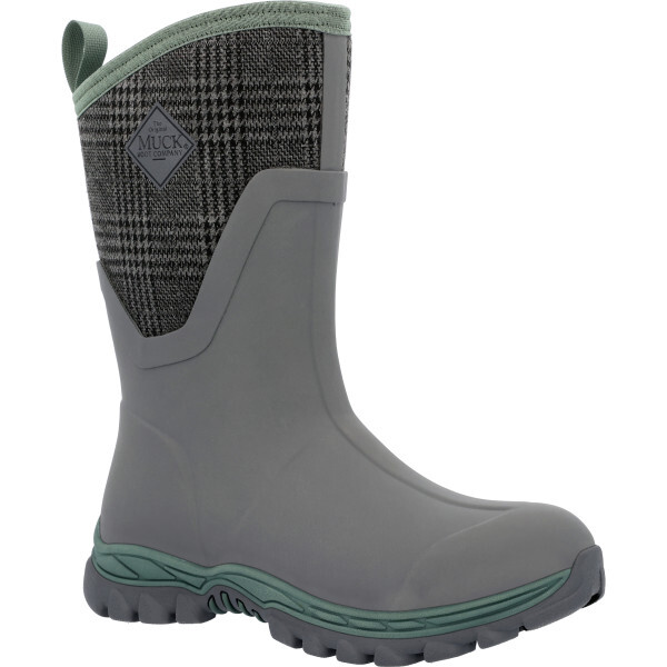 Muck Women's Arctic Sport II Mid Boot - Gray/Plaid