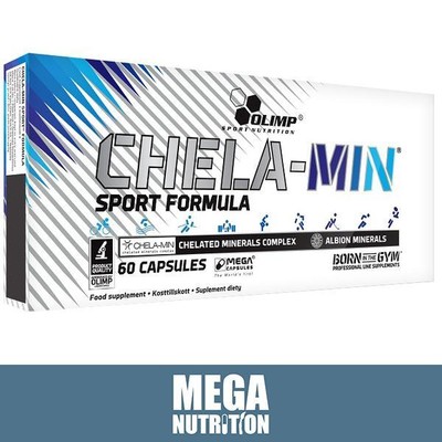 Olimp Nutrition Chela-Min Sport Formula Boost Energy & Muscle Growth 60 Capsules