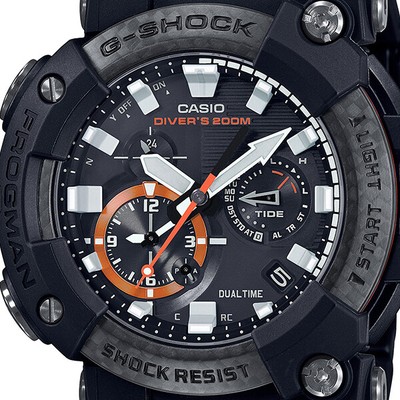 Pre-owned Casio G-shock Gwf-a1000xc-1ajf Black Frogman Bluetooth Men's Watch In Box