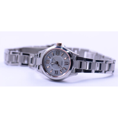 Pre-owned Casio International Warranty Ocw-70pj-7a2jf Oceanus 3 Radio Wave Lady's Watch]
