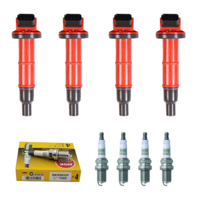 Performance Ignition Coil & NGK Spark Plug 4PCS for Camry Corolla/ tC xB/ HS250h