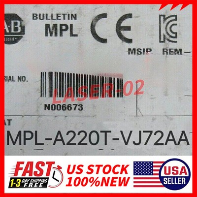 MPL-A220T-VJ72AA Servo Motor New Sealed Allen Bradley Free Shipping