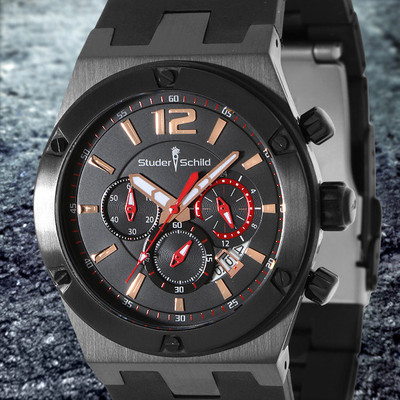 New Studer Schild Tull Chronograph Men's Watch  ( MSRP $1869.00 ) CLEARANCE SALE