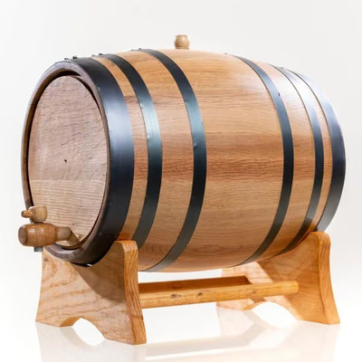 5 Liter Mini Oak Aging Barrel - Enhance Your Craft Beverages with Ease