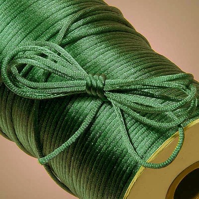 2MM Satin Rattail Cord Trim Shamballa Macrame Beading Nylon kumihimo String