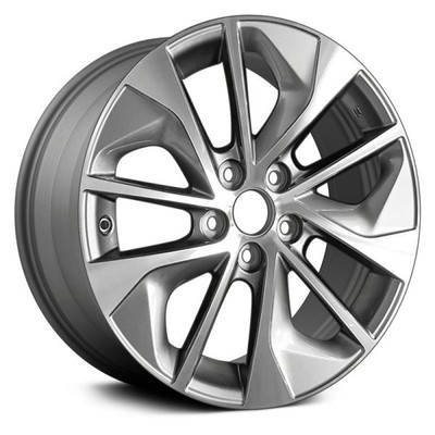 LKQ ALYTV038U35N - 10 Spiral-Spoke Charcoal with Machined Accents 17x7 Wheel-Rep