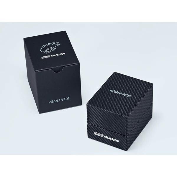 Pre-owned Casio Edifice Mugen Edition Watch Ecb-40mu-1ajr Japan