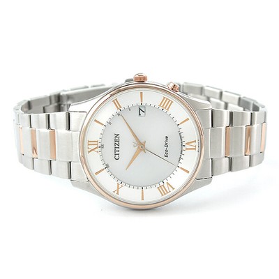 Pre-owned Citizen Collection Eco-drive As1062-59a White Men's Watch In Box