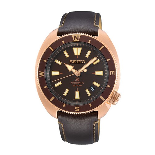 Pre-owned Seiko Prospex Automatic Brown Dial Men's 42.4mm Analog Watch Srpg18