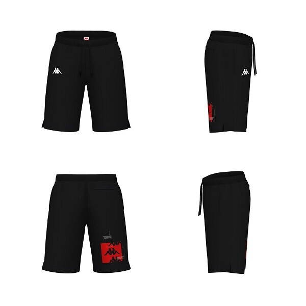 

Kappa Bermuda Shorts Man Original Hb Ekar 3116FSW Черный Красный