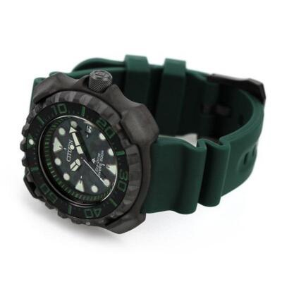 Pre-owned Citizen Promaster Bn0228-06w Men Watch Marine Diver`s 200m Eco-drive Titanium