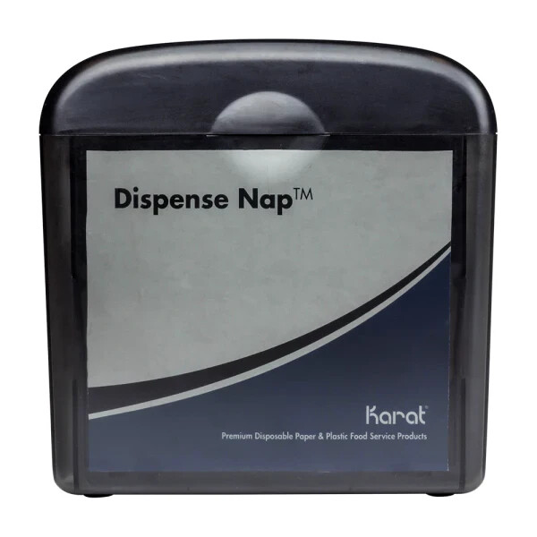 Karat Dispense Nap Tabletop Napkin Dispenser (Smoke), KN-IFDT2
