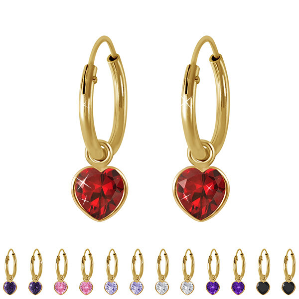 Ohrringe Silber 925 Mit 14K Vergoldung – Doppel-Piercing-Set Mit Kette & Zirkonia